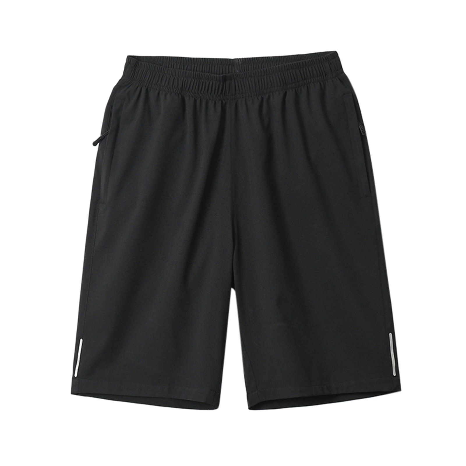 thumbnail image 1 of Pantalones cortos holgados de verano para hombre: cintura con cordón, múltiples bolsillos y detalles bordados, para practicar deporte y para la playa, 1 of 8